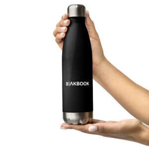 BLVKBOOK Water Bottle